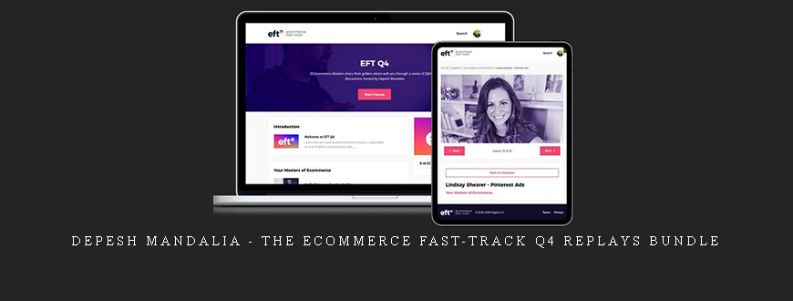 Depesh Mandalia – The Ecommerce Fast-Track Q4 Replays Bundle