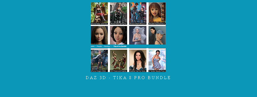 Daz 3D – Tika 8 Pro Bundle