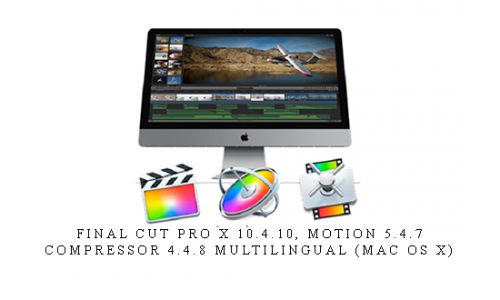 Final Cut Pro X 10.4.10, Motion 5.4.7 & Compressor 4.4.8 Multilingual (Mac OS X) |