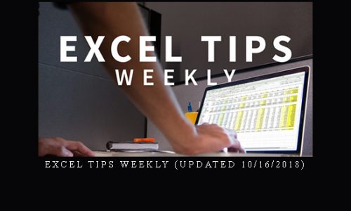 Excel Tips Weekly (Updated 10/16/2018) |