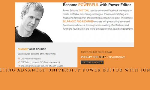 Fb Marketing Advanced University Power Editor with Jon Loomer |