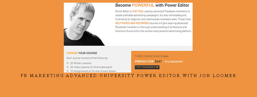 Fb Marketing Advanced University Power Editor with Jon Loomer