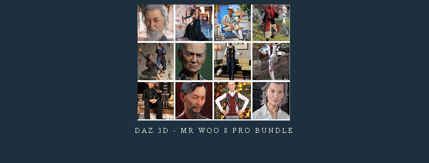 Daz 3D – Mr Woo 8 Pro Bundle