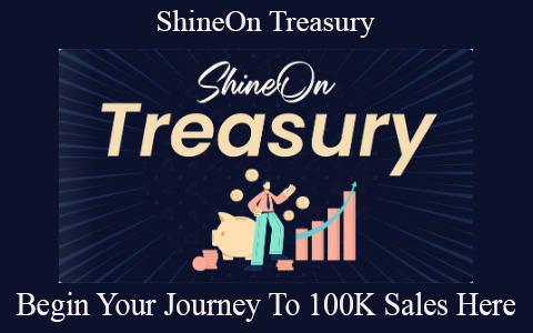 Begin Your Journey To 100K Sales Here | ShineOn Treasury