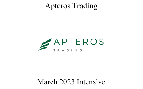 Apteros Trading – March 2023 Intensive